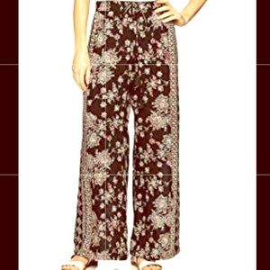 Two pairs of Angie Boho Print Loose Pant